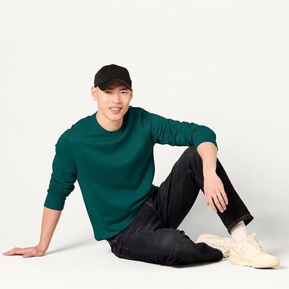 Immagine di Green Crew Neck Sweatshirt 3